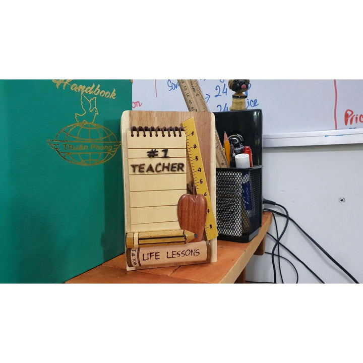 #1 Teacher Appreciation Hand-Carved Puzzle Box - Stash Box Dan