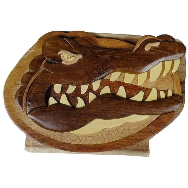Florida Gators Hand-Carved Puzzle Box - Stash Box Dan