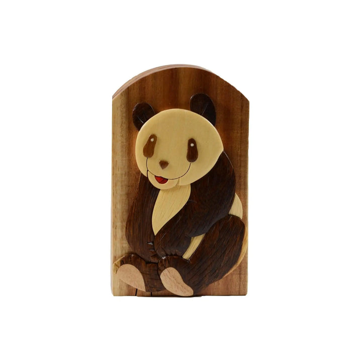 Kung Fu Panda Hand-Carved Puzzle Box - Stash Box Dan