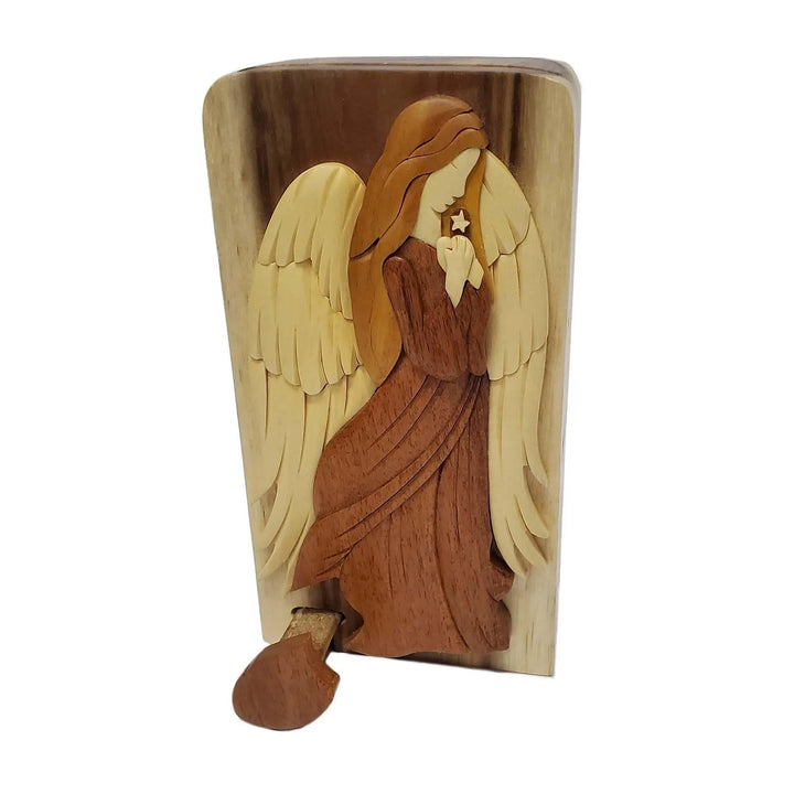 Perfect Angel Hand-Carved Puzzle Box