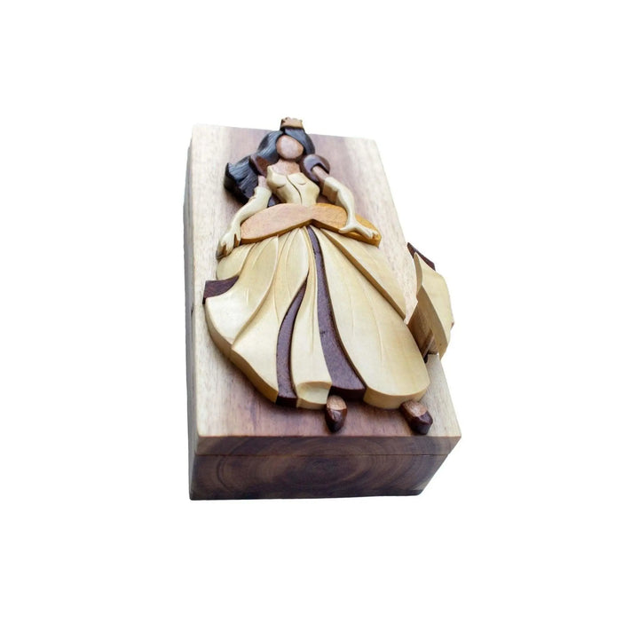 Princess Hand-Carved Puzzle Box