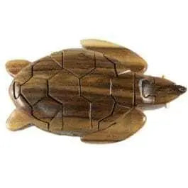 Wooden Turtle Puzzle - Stash Box Dan