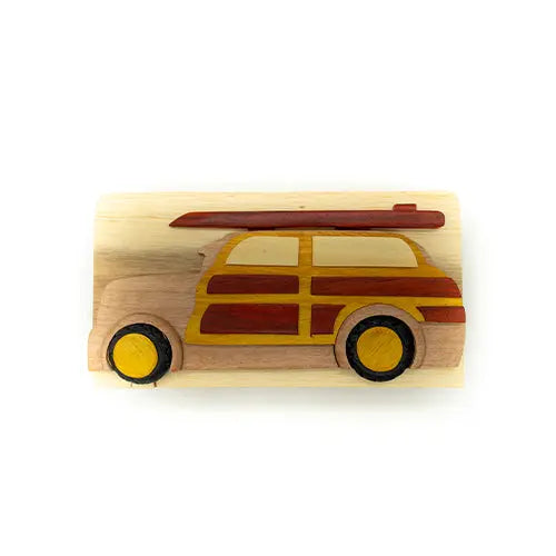 Woody Wagon Hand-Carved Puzzle Box
